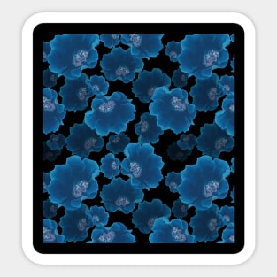 Blue flowers Sticker